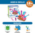 Learning Resources Spike The Fine Motor Hedgehog Pink - 14 Pieces, Ages 18+ months Fine Motor and Sensory Toy, Educational Toys for Toddlers, Mont...
