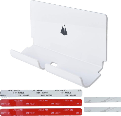TXEsign Adhesive Wall Phone Tablet Holder Mount Stand for Tablet Smartphones eReader Wall Holder Mount Shelf (White)...