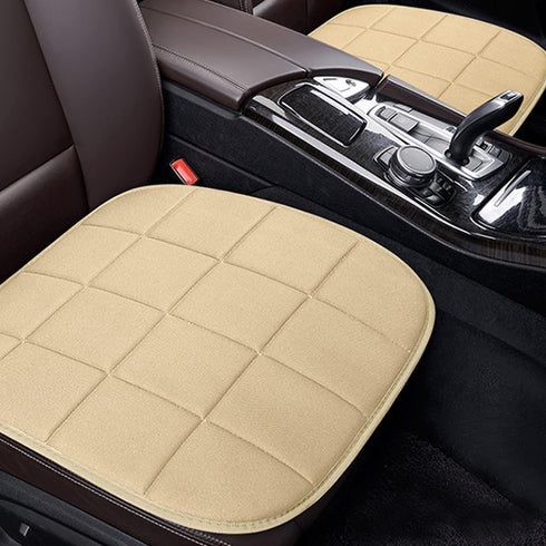2PCS Car Seat Cover, Breathable Vehicle Front Seat Bottom Cushion Protector Pad, Anti-Slip Comfortable Ventilated Auto Mat Accessories Universal f...