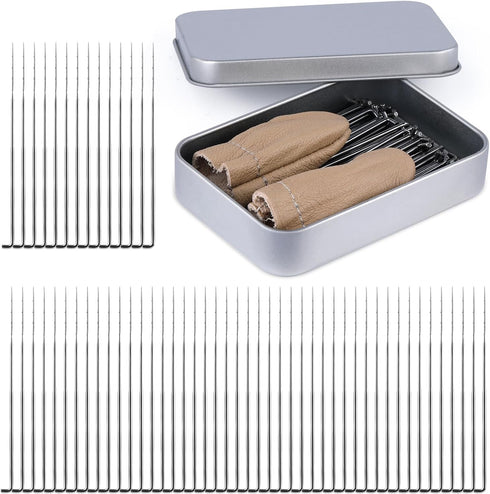 Felting Needles,130 PCS Wool Felting Needles, 38Gauge Needle Felting Supplies, Needle Felting Starter Kit, Metal storage box, Fingercots, Pins, Ma...