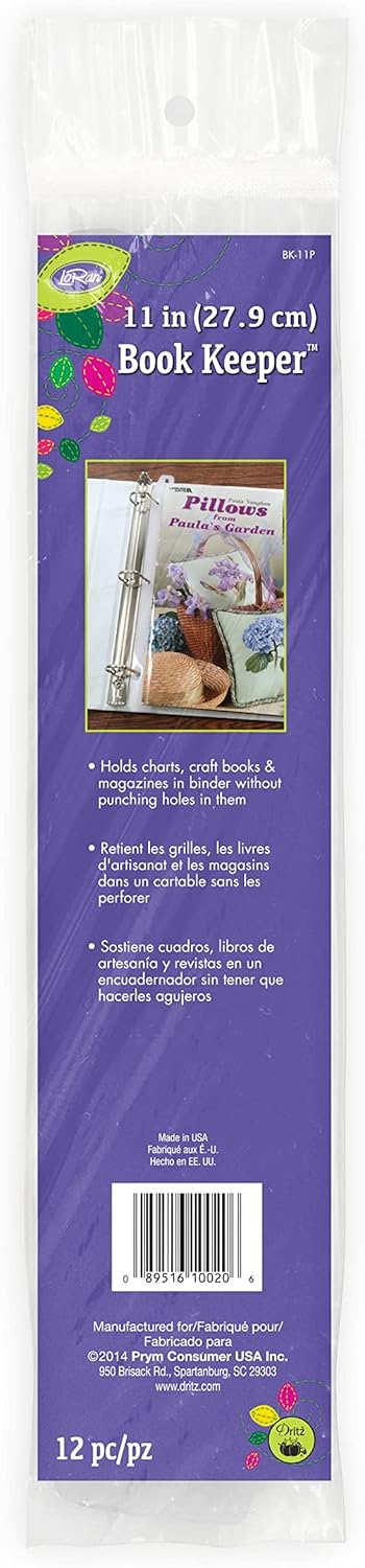 Dritz LoRan BK-11P Book Keeper, 11-Inch (12-Count)...