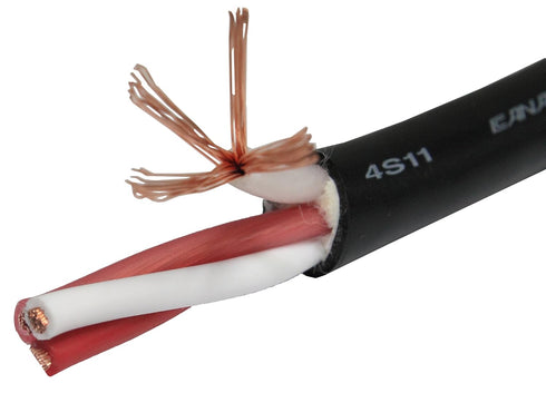 WORLDS BEST CABLES 4 Units - 6 Inch - Canare 4S11 – Audiophile Grade - 11AWG - HiFi Speaker Jumper Cable Terminated with Gold Spade Connectors...