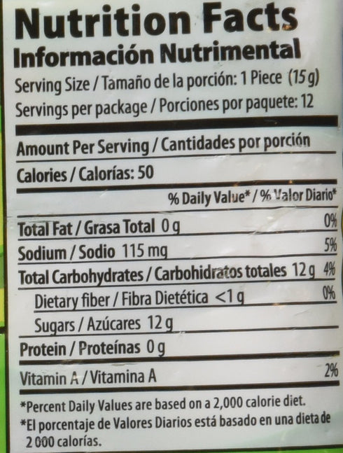 Mini Pelon Pelo Rico Tamarind Push up Candy, 12-Count, 6.3-Ounce Bag...