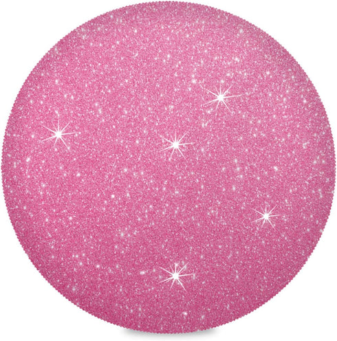 Pink Placemats Pink Glitter Sparkle Placemat for Kitchen Table Mats Place Mats for Chrismats Placemats for Weeding Party -15.4 inch Placemats Set ...