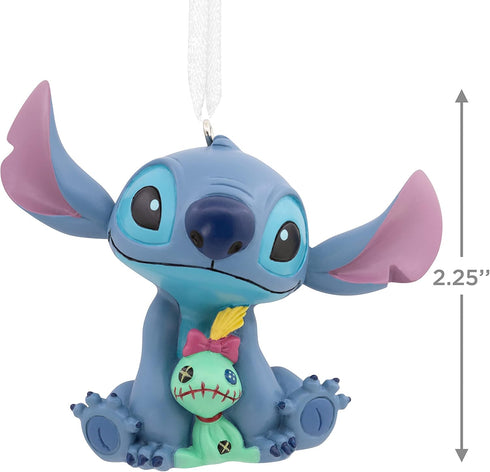 Hallmark Disney Lilo & Stitch Stitch with Scrump Christmas Ornament...