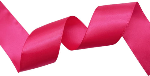 1 1/2 Inch Wide Double Face Satin Ribbon No Fading Woven Ribbon - 25 Yard (175-Hot Pink)...