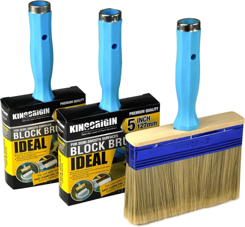 3 Pack (4,5,6inch) Heavy Duty Professional Stain Brush,Paint Brush,Paint Brushes,Double Thick 1.18 inch,Fence Brush,Paint Brush for Walls,Painters...