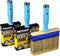 3 Pack (4,5,6inch) Heavy Duty Professional Stain Brush,Paint Brush,Paint Brushes,Double Thick 1.18 inch,Fence Brush,Paint Brush for Walls,Painters...