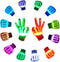 12 Color Led Light up Gloves Cool Finger Flashing Toys Gifts for Halloween Christmas Easter Birthday Parties?1 pair?...
