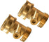 Xiny Tool Brass Garden Hose Shut Off Valve, Heavy Duty 3/4 Inch Solid Brass Garden Hose Shut Off Valve with 4 Extra Rubber Washers...