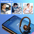 Bluetooth 5.2 Headset, Single Ear Earpiece Earphone with Mic, Hook, Noise Cancelling Headset for Business, Trucker, Driver, Wireless Bone Conducti...