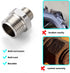 1/2 to 3/8 Reducer Faucet Adapter - Compression Brass Pipe Fitting, 3/8 Male to 1/2 Male Supply Line Adapter for RV Kitchen Plumbing, Water Hose P...