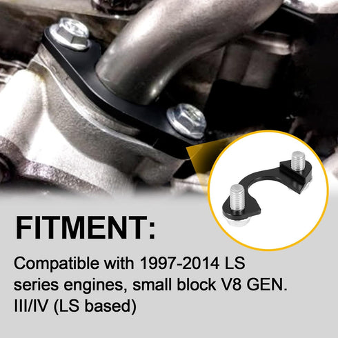 LS Billet Oil Pump Pickup Tube Girdle Brace Hold Down Compatible with GM Chevy LS Engines 5.3L 6.0L 6.2L LS1 LS2 LS3 LS6 L33 L59 L76 L92 L98 L99 L...