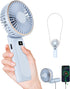 TUNISE Portable Handheld Fan, Portable Fan Rechargeable, 4000mAh, 180° Adjustable, 6 Speed Wind, Display Electricity in Real Time, USB Rechargeabl...