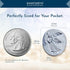 DANFORTH – Vilmain Pocket Angel Tokens/Coins, Pewter, Made in the USA, Gift Bag (Pack of 10)...