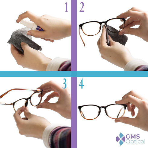 GMS Optical® 1.8mm x 13mm Short Anti-Slip Adhesive Contoured Silicone Eyeglass Nose Pads - Perfect for Kids Glasses and Smaller Plastic Frames - 5...