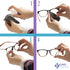 GMS Optical® 1.8mm x 13mm Short Anti-Slip Adhesive Contoured Silicone Eyeglass Nose Pads - Perfect for Kids Glasses and Smaller Plastic Frames - 5...