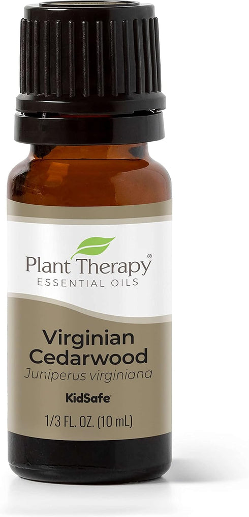Plant Therapy Cedarwood Virginian Essential Oil 10 ml (1/3 oz) 100% Pure, Undiluted, Therapeutic Grade...