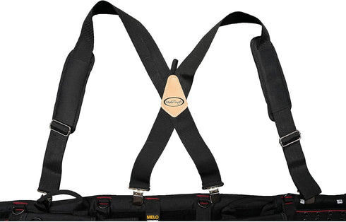 MELOTOUGH Padded Tool Belt Work Suspenders With Super Strong Clip for Carpenter's Suspension Rig construction suspenders for men...