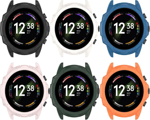 FitTurn Compatible with Fossil Men's Gen 6 44mm Case/Fossil Women's Gen 6 42mm Case -Full Edge Protection case Shockproof Case Guard Thin Bumper S...