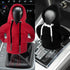 Universal Car Gear Shift Hoodie, 2PCS Upgraded Hoodie Car Gear Shift Cover(6.3in) Funny Shifter Hoodie,Interior Accessories,Red and Black Car Deco...