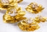 Letjolt Paper Flowers Decorations for Wall Artificial 3D Flowers Home Decor Backdrop Golden Wedding Garlands Baby Shower Decor Bridal Shower (Gold...