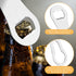 2 Pieces V Rod Bottle Opener and Pour Spout Remover Flat Dog Bone Metal Bar Speed Key Opener Stainless Steel for Bartenders Home Kitchen, Silver...