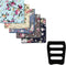 Mantieqingway Cotton Floral Handkerchiefs for Men 5 PCS Pocket Squares with 1 Holder, for Wedding Party Tuxedo Suit Jacket...