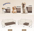 gogobunny 100% Double-Sided Waterproof Dog Bed Cover Pet Blanket Sofa Couch Furniture Protector for Puppy Large Dog Cat, Reversible (30x30 Inch (P...