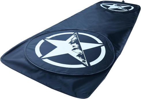 Wrangler, Gladiator Accessories JL,JT,JK,TJ,LJ,YJ Windshield Sunshade, fits Every Year Wrangler 1985-2025 Custom fit, Heat Shield Sun mat...