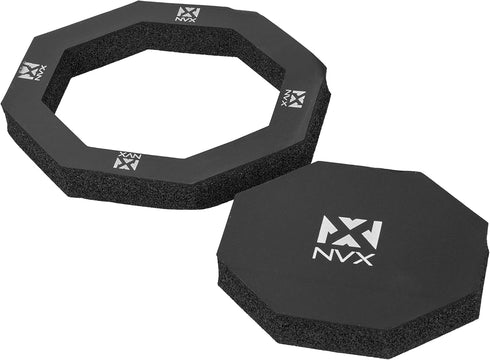 NVX FRING68 2 Piece Universal 6x8” Self Adhesive Foam Speaker Ring Kit with Foam Base Pad...