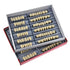 168 Pcs Dental Synthetic Resin Tooth Denture 3 Sets False Teeth 23 A3 Upper Lower Shade Dental for Halloween Horror Teeth...