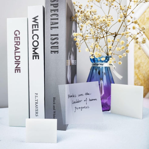 Transparent Sticky Notes 500 Sheets, 1.5 x 2 in Clear Sticky Notes, See Through Invisible Translucent Sticky Notes Waterproof Self-Stick Note Pads...