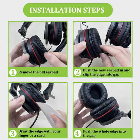 70mm Ear Pads for Sony Headphones, Replacement Ear Cushions Fits for Sony MDR-ZX100 ZX110 ZX110NC ZX110AP ZX110P ZX300 ZX310 ZX330BT ZX220BT V150 ...