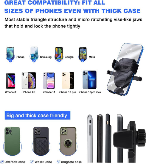 Karltys Car Phone Holder for Honda Accord 2018-2022, Cell Phone Holder Air Vent Phone Mount for Accord, Never Blocking Hands Free Thick Case Frien...
