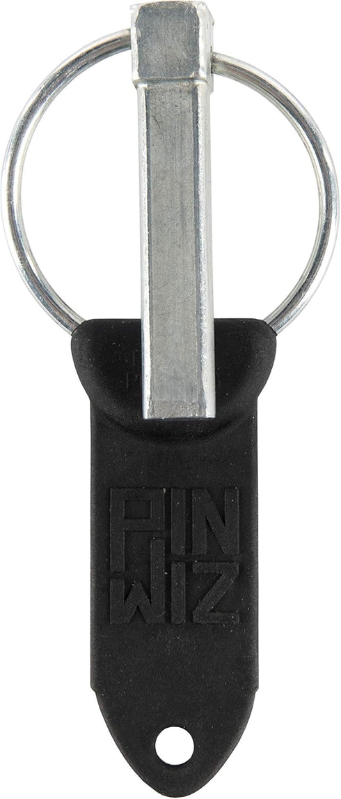 Pin Wiz Trailer Hitch Pins and Clips, Heavy-Duty Trailer Hitch Clips, Hitch Pins, Linchpin, D Pin, Square Pin & Locking Pin with Rubber Grip to Sa...