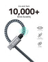 FHG 6FT USB 3.0 to USB C Cable 2Pack, High-Speed Transfer of 1GB in 2sec, 3A Fast Charging from 20% to 80% in 35mins, Sturdy Nylon Braided USB Dat...