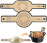 Silicone Bread Sling Reusable Baking Mat with Long Handles, 2 PCS Easy and Stable to Transfer Bread Heat Resistant Protector Pad Mat for Oven...