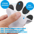 Mudder 20 Pcs Non Slip Bathtub Stickers Shower Floor Sticker Safety Adhesive Paw Decals Treads for Tubs Anti Slip Applique for Bathtub Bathroom Po...