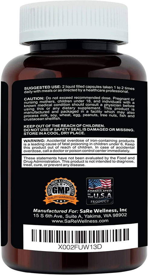 Clinical Daily Complete Whole Food Multivitamin Supplement for Women & Men - Complete Liquid Vitamin Absorption! 42 Superfood Fruits Vegetables - ...