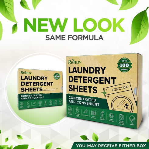 Laundry Detergent Sheets up to 100 Loads - Eco Friendly, Sustainable, Biodegradable & Liquidless Strips, 50 Sheets...