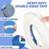 Heavy Duty Fabric Tape - Double Sided Sticky Fabric Tape Strong Adhesive Cloth Hem Tape,Hemming Tape No Sewing or Ironing, Gluing - 2/5 Inch x 164...