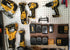 Battery Rack Compatible DeWalt 20V Battery Holder, Mount 4 Slot Bulk Battery Garage Tool, Dewallt 20v Tools, Wall Display Hook Holder (Yellow-1pc)...