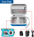 Leayjeen Underwater Camera Case Compatible with YISENCE/Trsunow/HICSHON/Yifecial/QUNVAL 11FT Waterproof Camera?Selfie Underwater Camera, Waterproo...