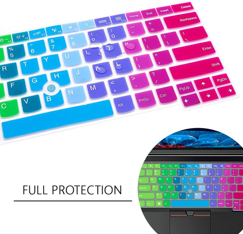 Keyboard Cover for Lenovo Thinkpad X1 Carbon 14" 5th/6th/7th Gen ThinkPad X1 Yoga Gen 3/4/5 Thinkpad T14 T480(s) T490/S T495(S) L380 L390 L480 L49...