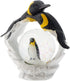 Elanze Designs Yellow Neck Penguin Family Magical Whimsical Tabletop Dresser Nightstand Figurine Miniature 45MM Sturdy Polyresin Glitter Water Sno...