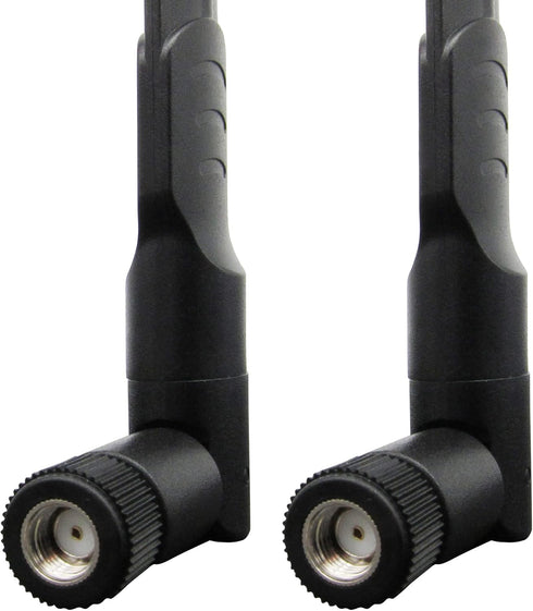 PC WiFi Antenna Dual Band 2.4Ghz/5.8Ghz 5dBi RP-SMA Male Connector (No Pin), Bluetooth WiFi Antenna for Desktop PC, Camera System, M.2 PCIE WiFi C...