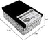 Heavy-Duty Photo/Video Storage Box, Damask Design...
