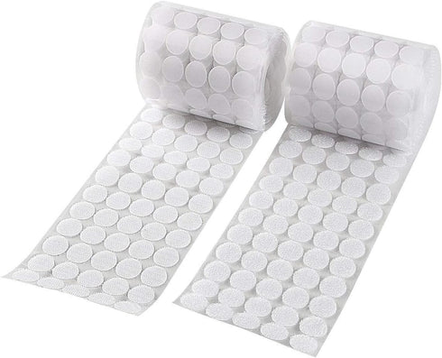 1000pcs Hook and Loop Dots 3/4 in Diameter Sticky Back Dots Heavy Duty Self Adhesive Dot Tapes for School Classroom(White)...
