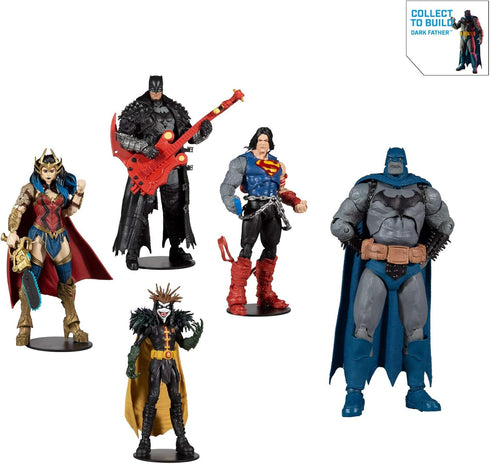 McFarlane Toys - DC Multiverse Dark Nights: Death Metal Wonder Woman 7" Action Figure with Build-A ‘Darkfather’ Parts and Accessories...